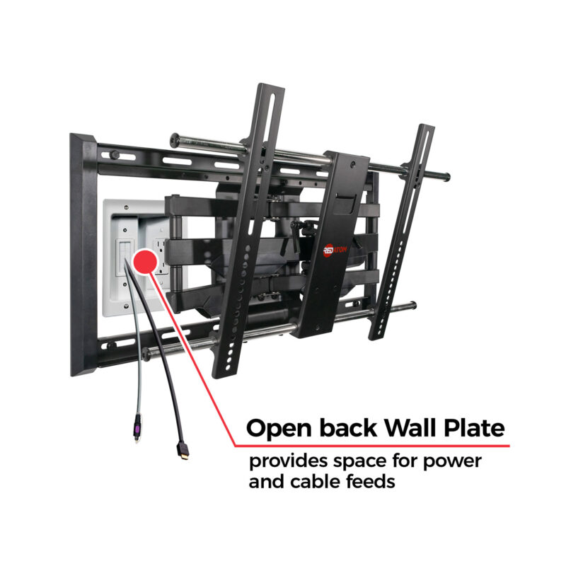 37″80″ FullMotion Wall Mount RED ATOM